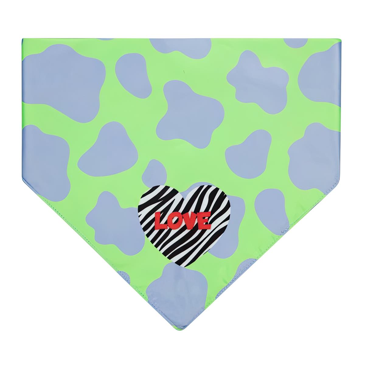 Little Monsters Cow Print LOVE Bandana