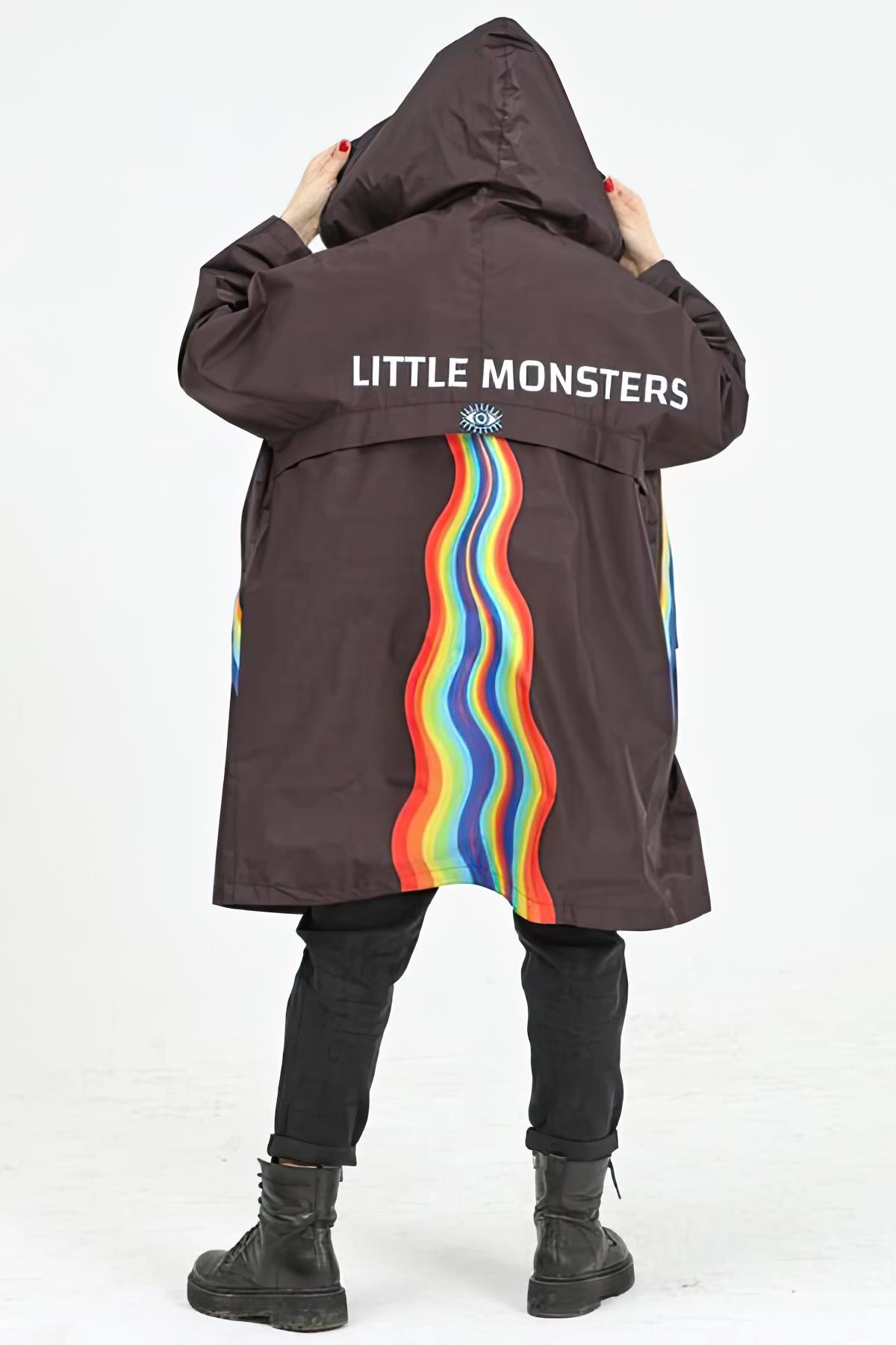 Little Monsters Eye In Space Insan Yağmurluğu
