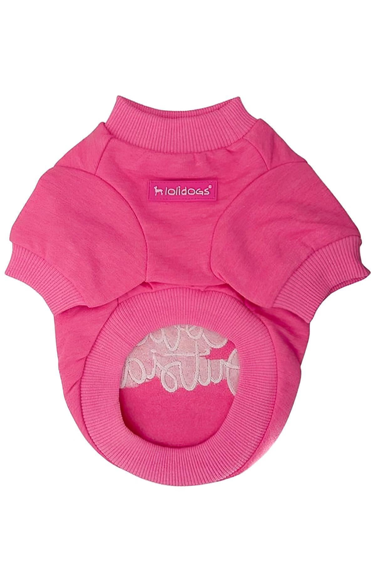 Lollidogs Baby ItS Cold Outside Dog Sweatshirtu Pink