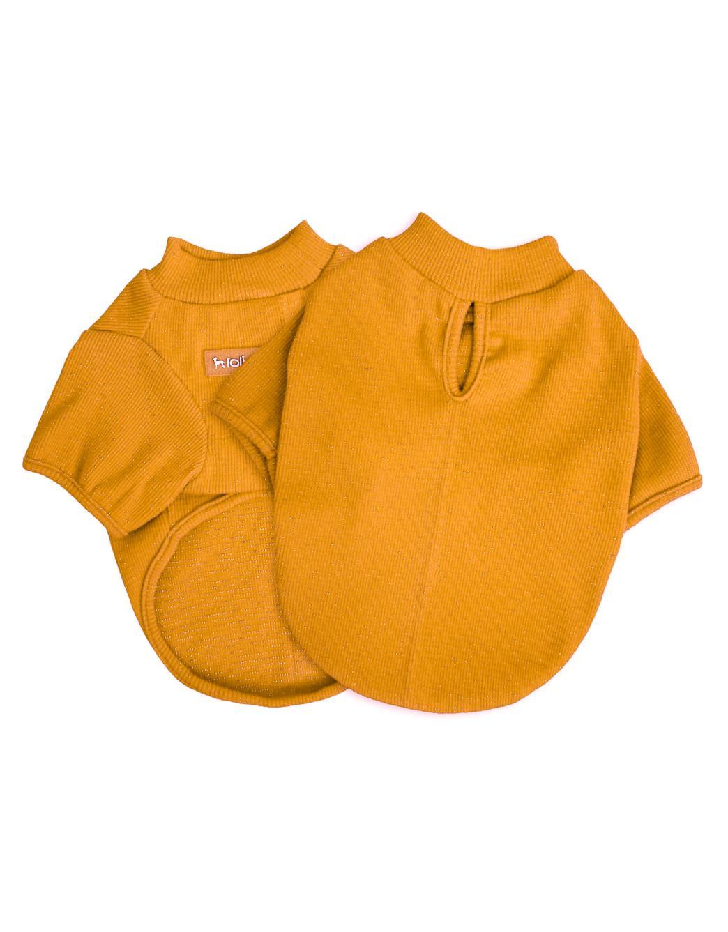 Lolidogs Basics - Kaşkorse Köpek Sweatshirtü Sparkle Yellow