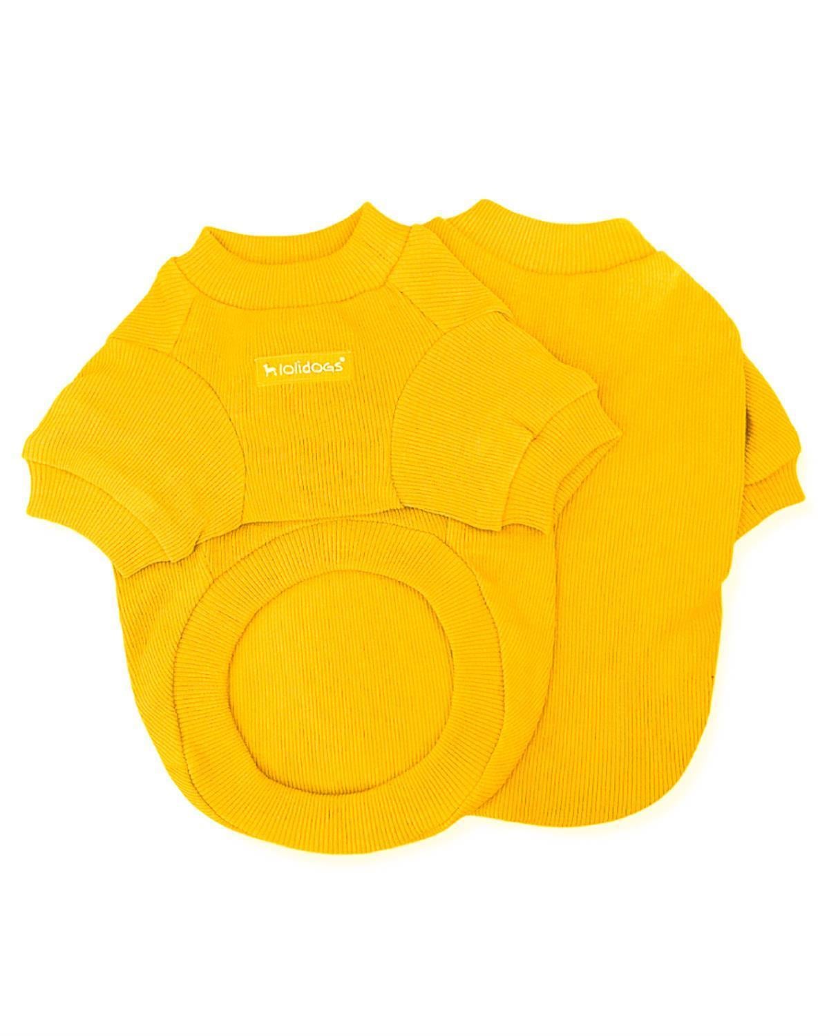 Lolidogs Basics - Kaşkorse Köpek Sweatshirtü Sunny Sarı