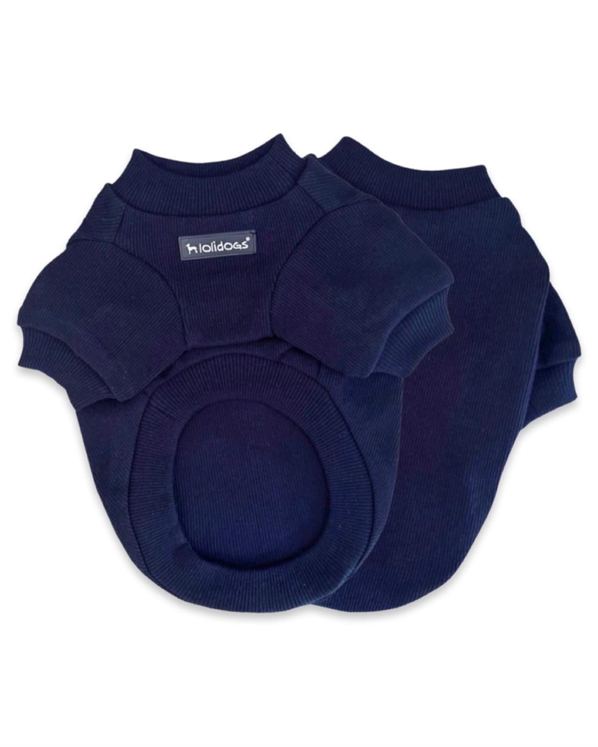 Lolidogs Basics - Kaşkorse Köpek Sweatshirtü Sky Lacivert