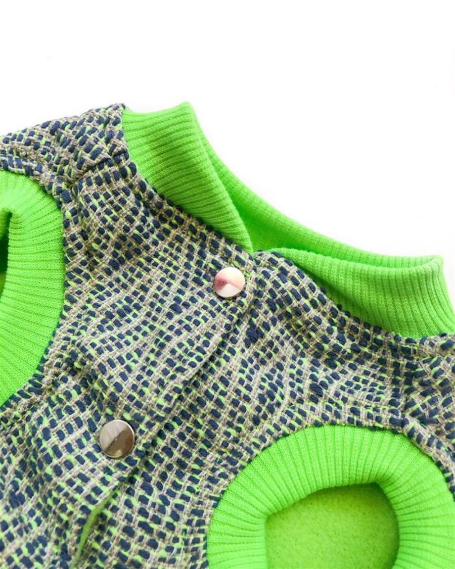 Lolidogs Bunny Köpek Ceketi Neon Yeşil