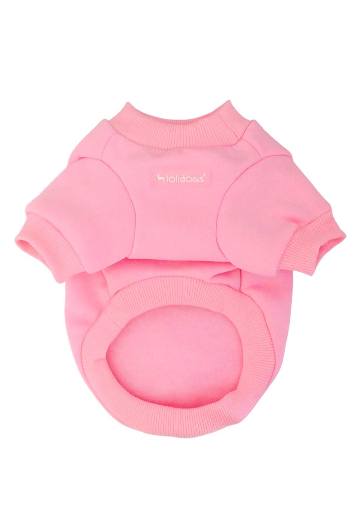 Lollidogs Cute But Psycho Dog Sweatshirtu Pink