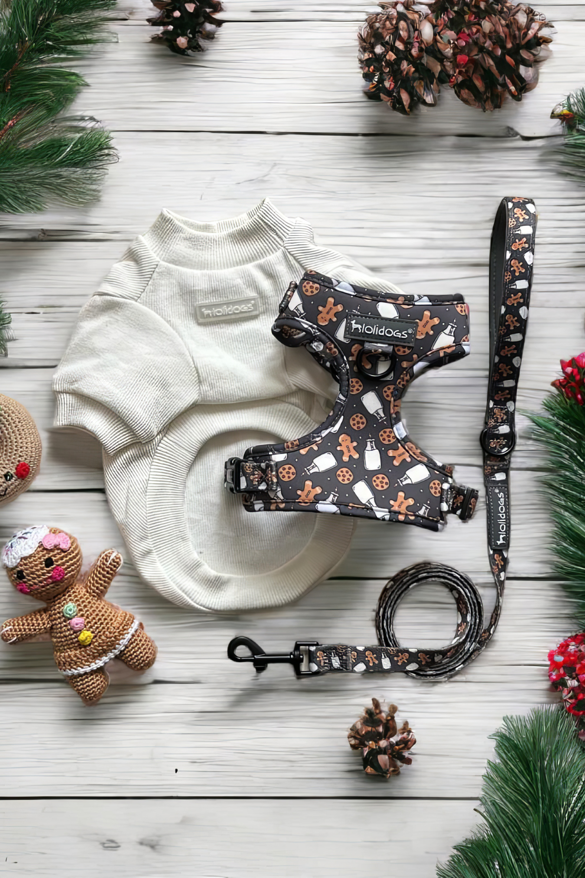 Lolidogs Gingerman Harness Set