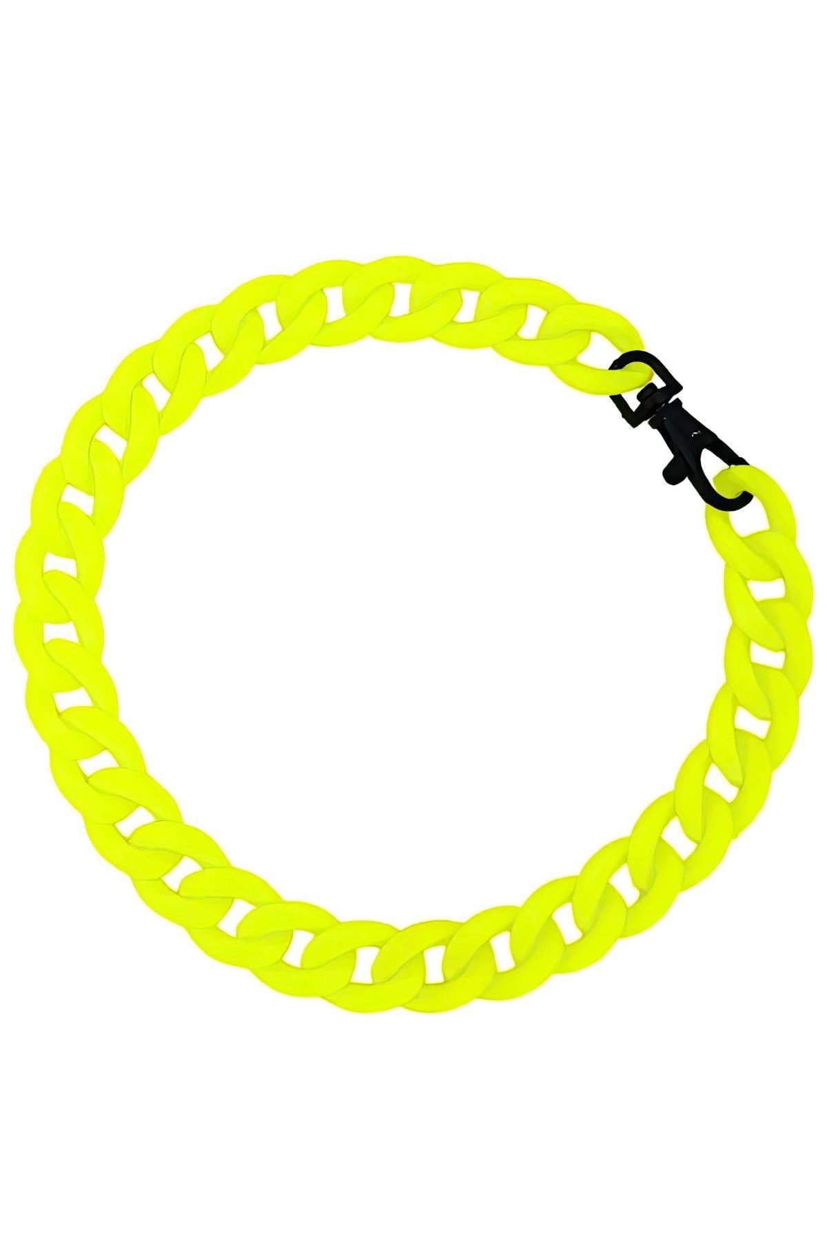 Lolidogs Köpek Kolyesi Neon Sarı
