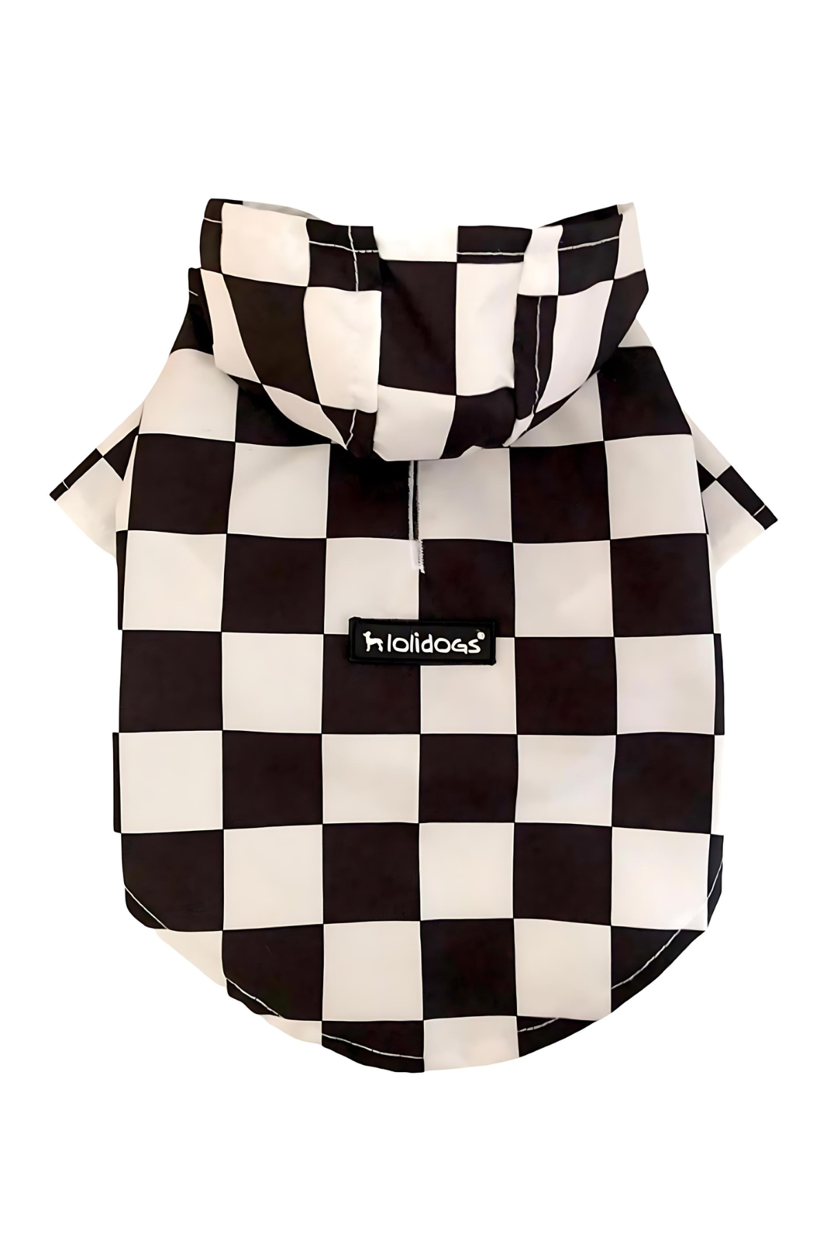 Lolidogs Köpek Yağmurluğu Race Dama Desenli