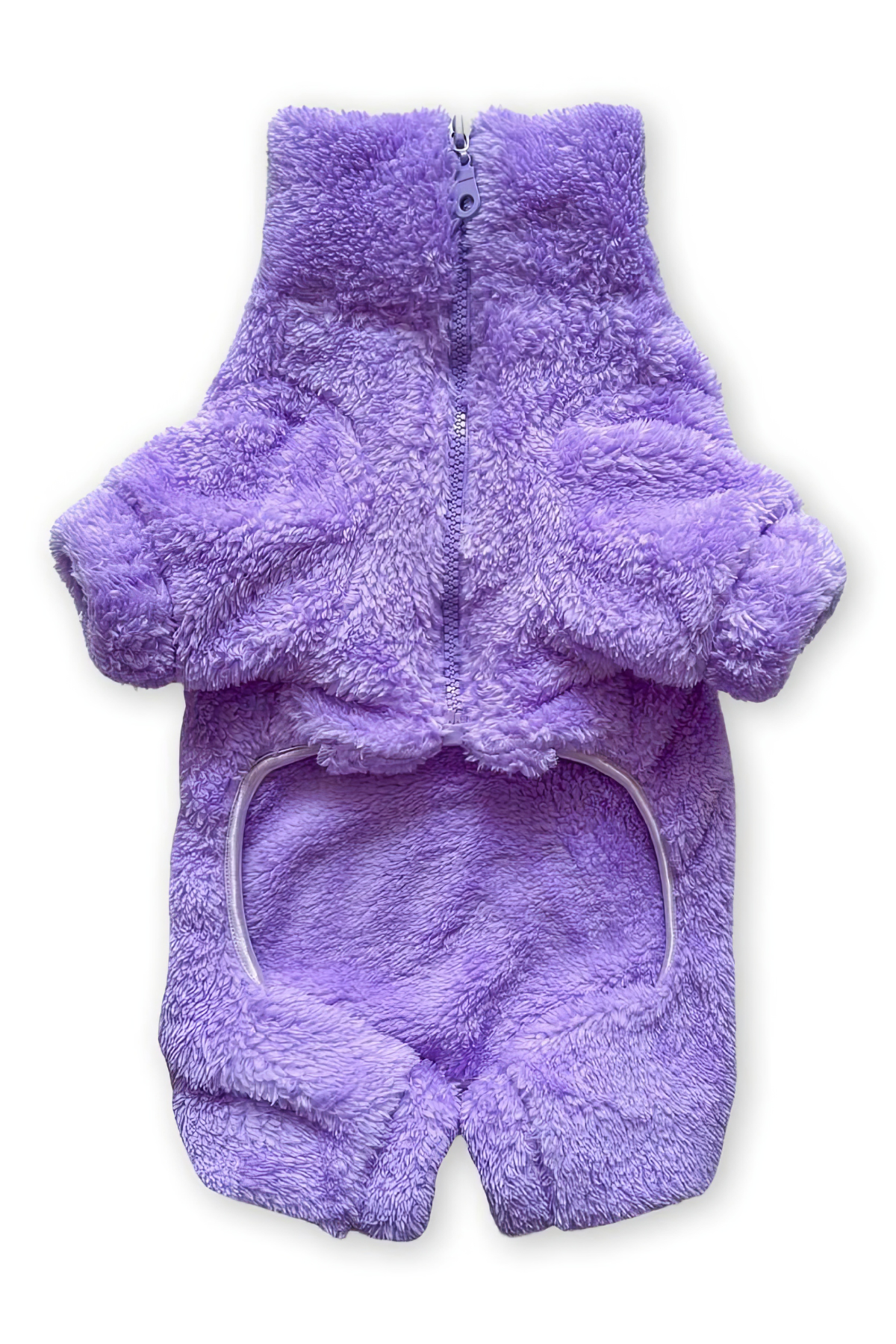 Lolidogs Lavander Plush Dog Overalls Lilac