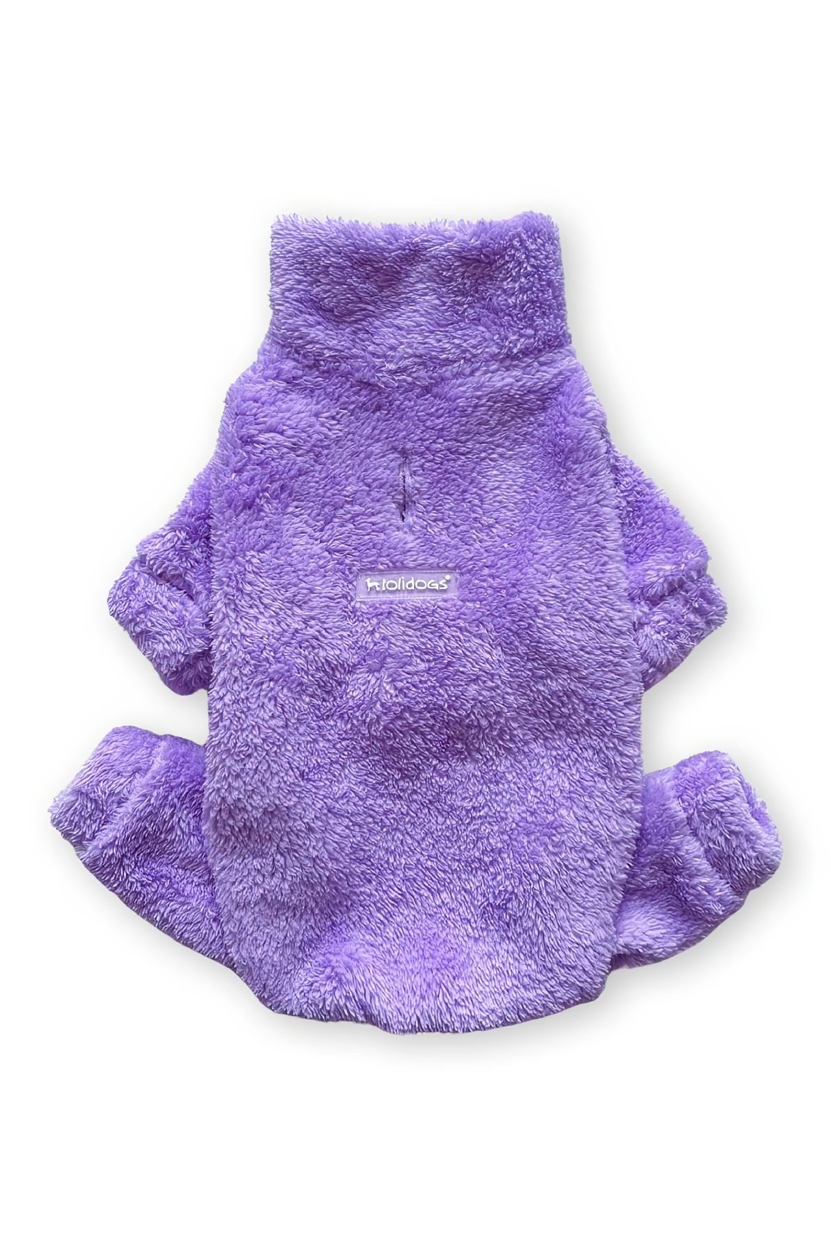Lolidogs Lavander Plush Dog Overalls Lilac