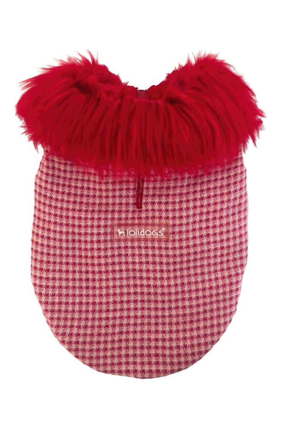 Lolidogs Şanel Köpek Montu Rouge