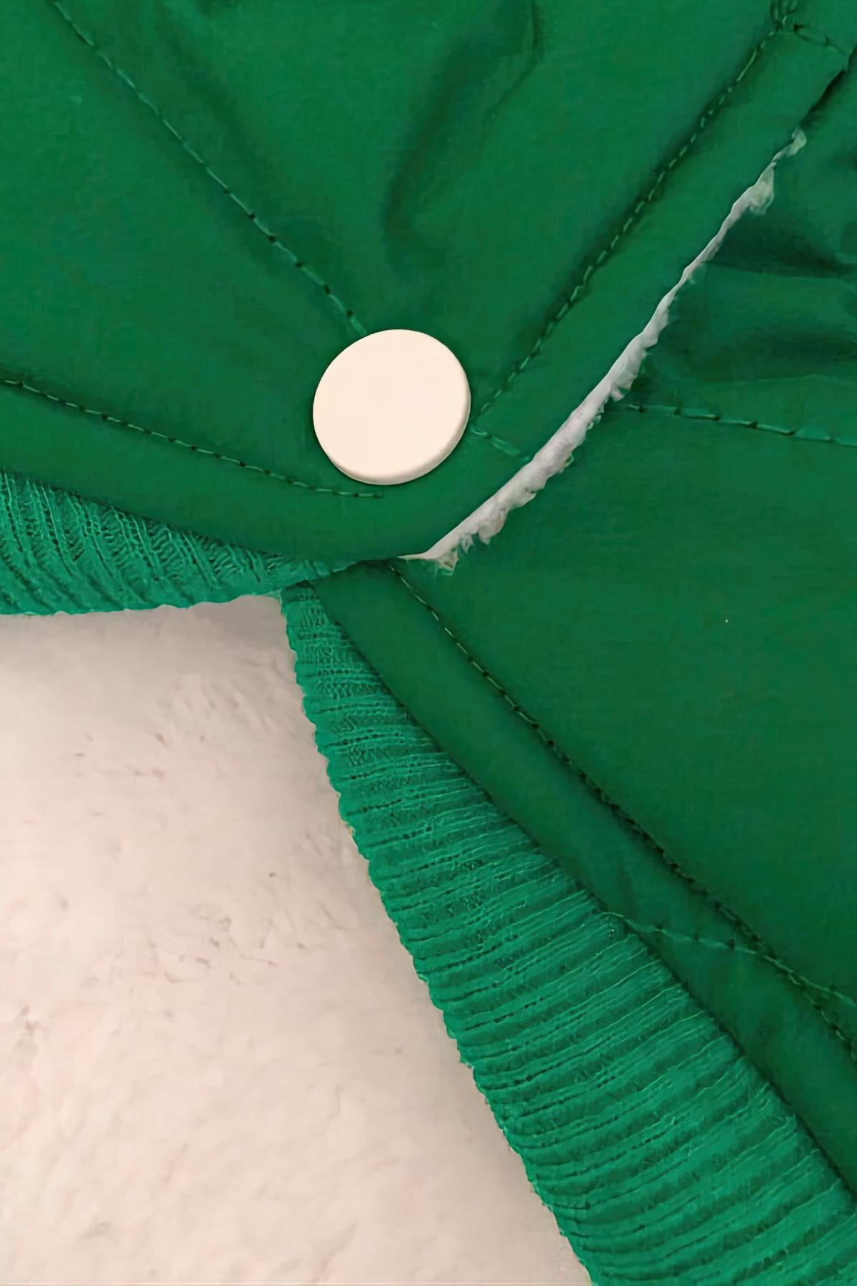 Lollidogs Inflatable Dog Coat Green