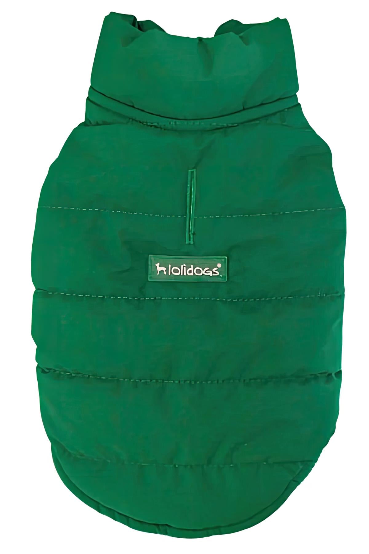 Lollidogs Inflatable Dog Coat Green