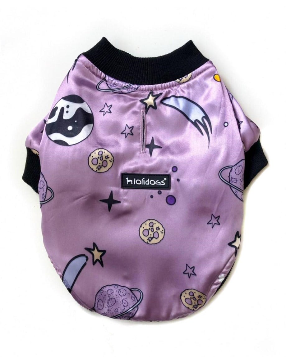 Lolidogs Space Köpek Ceketi Saten - Limited Edition
