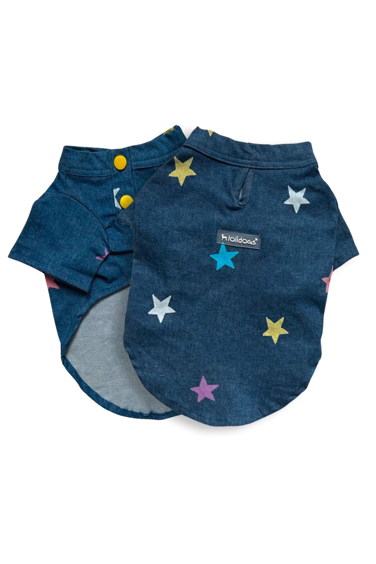 Lolidogs Star Pattern Köpek Kot Gömlek