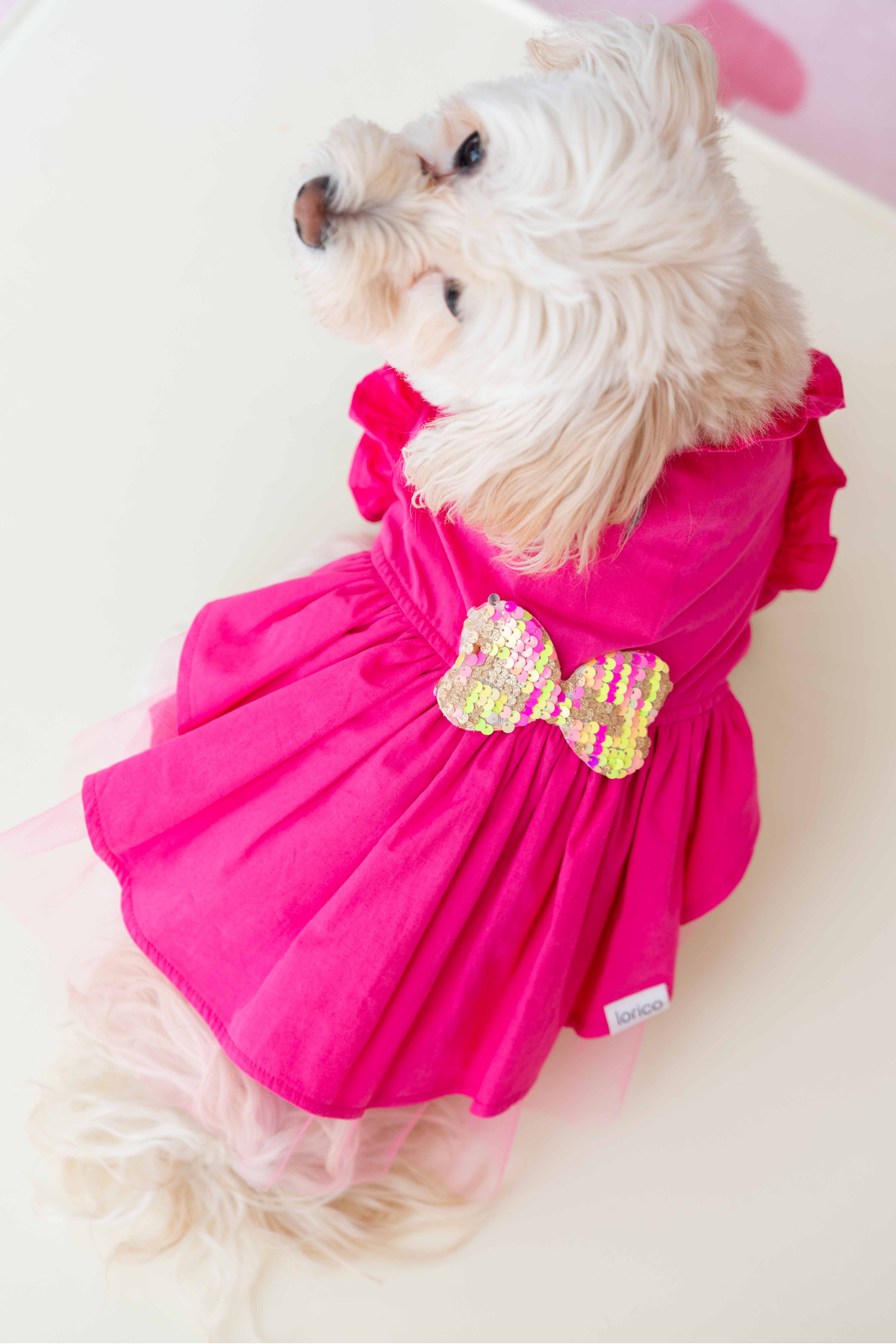 Lorico Pembe Elbise 