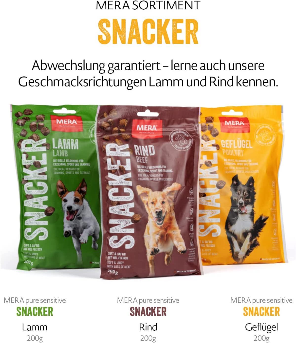 Mera Snacker Kuzulu Yumuşak Köpek Ödül Maması 200 Gram