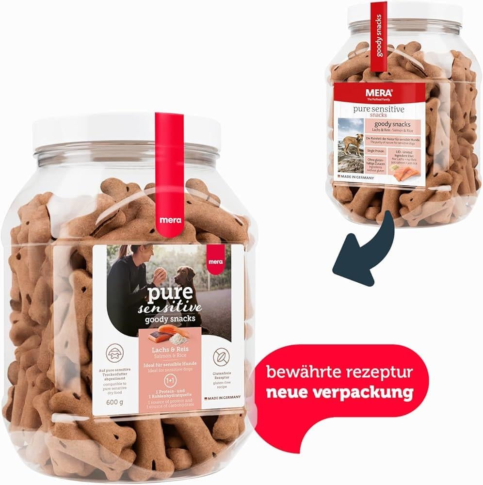 Meradog Hassas Köpekler İçin Ödül Bisküvisi 600 Gr Somon ve Pirinç