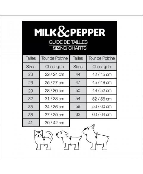 Milk&Pepper Leila Köpek Göğüs Tasması