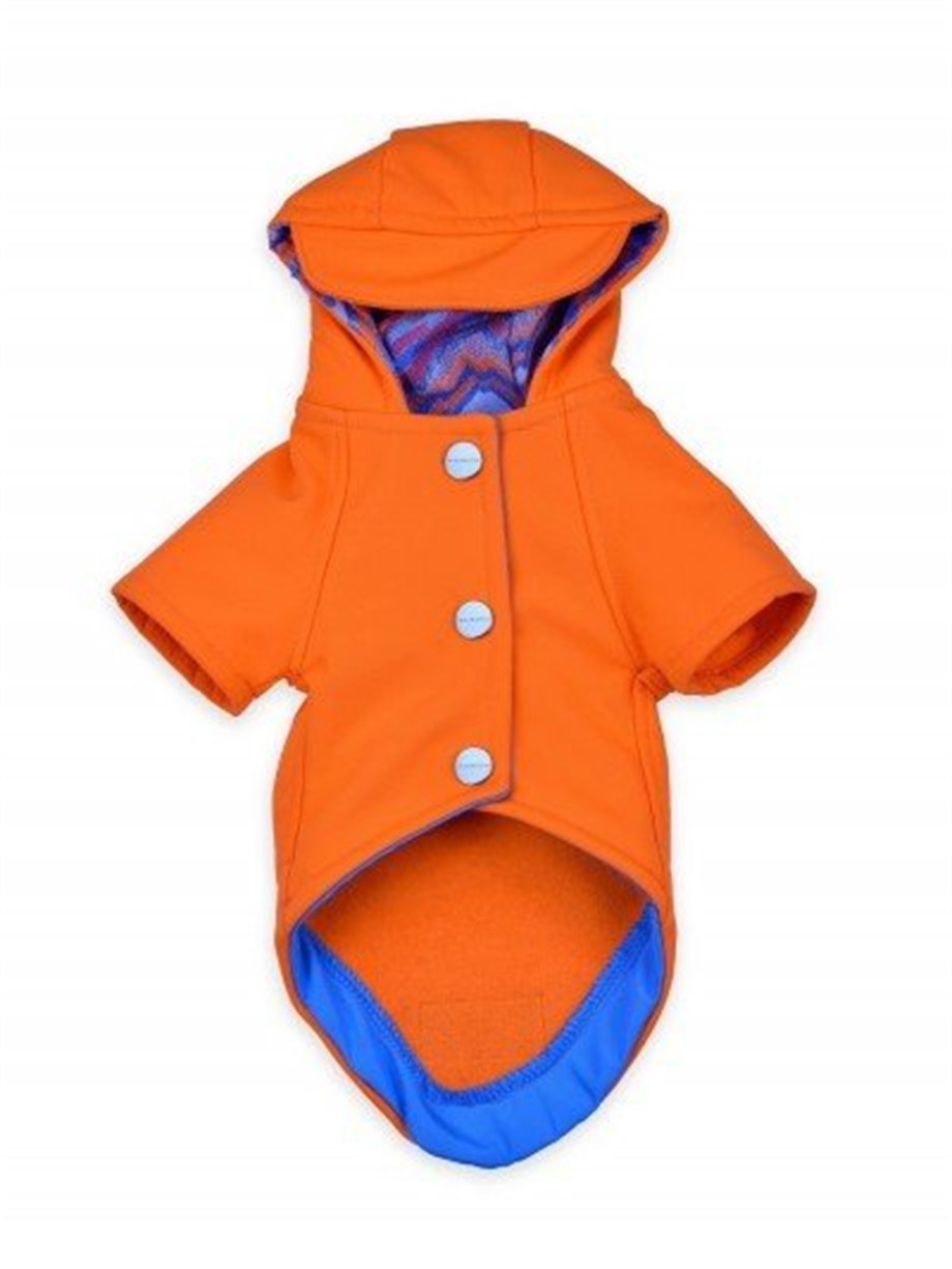 Moi and Ellie Max Orange Raincoat Köpek Yağmurluk