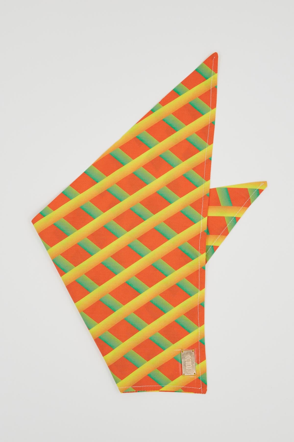 Monido Geometrik Desenli Köpek Bandana