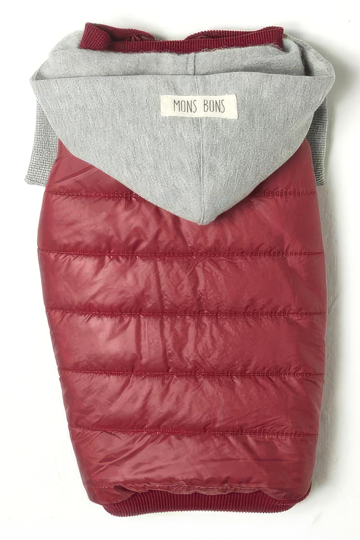 Mons Bons Puffer Maroon Dog Mont Burgundy