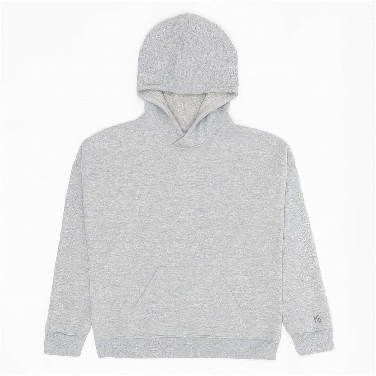 Mons Bons Scott Oversized Hoodie Gri
