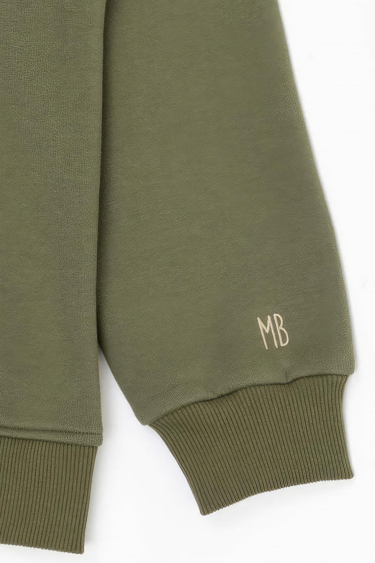 Mons Bons Scott Oversized Hoodie Haki