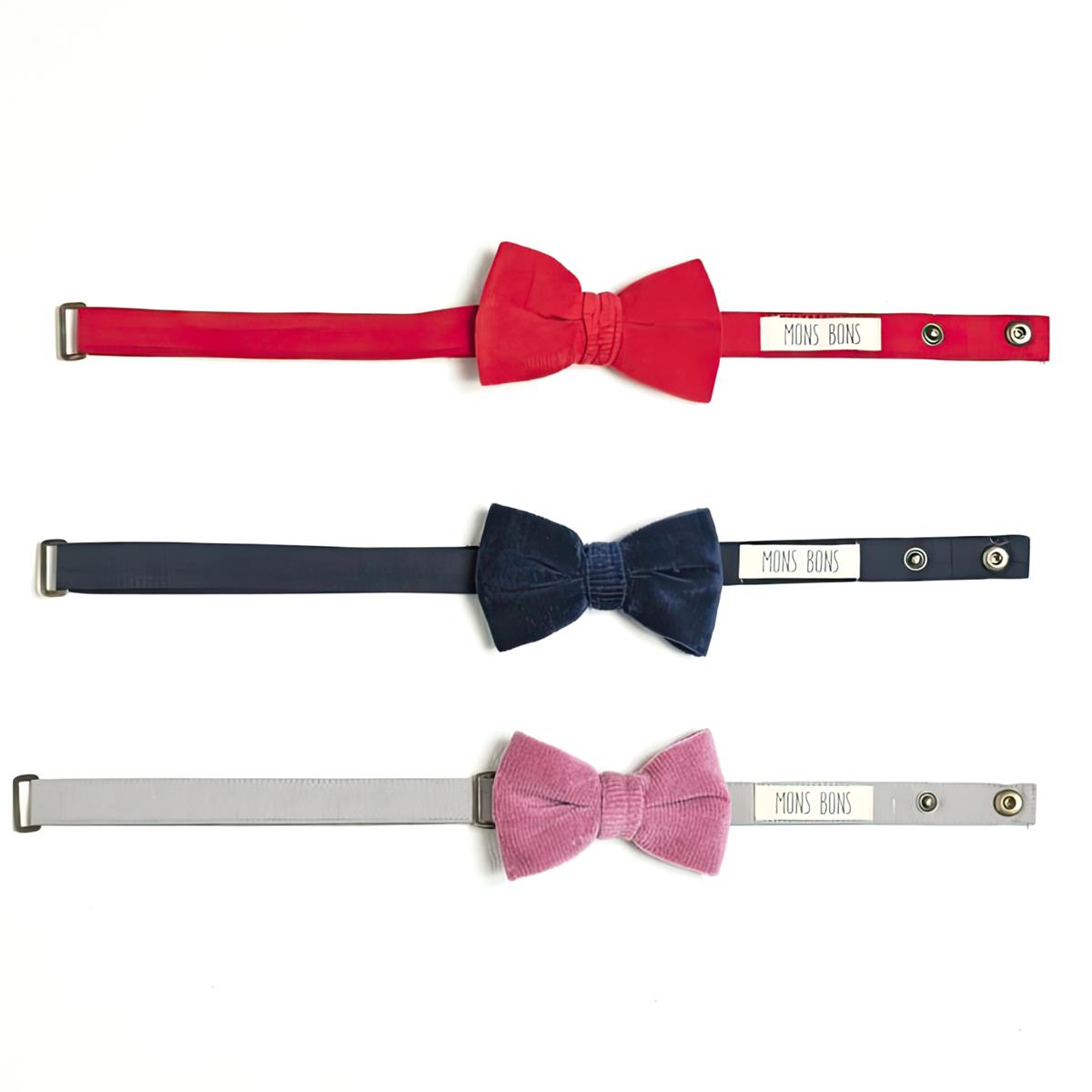 Mons Bons Velvet Dog Papyon Pink