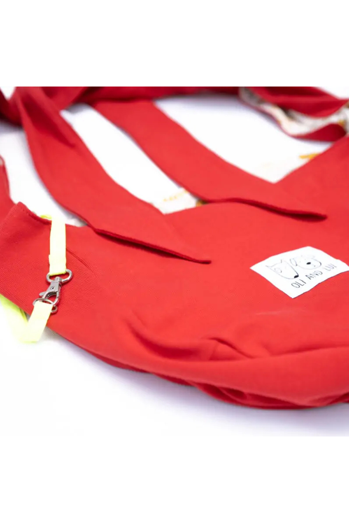 Oli and Lui Kırmızı Köpek Taşıma Çantası
