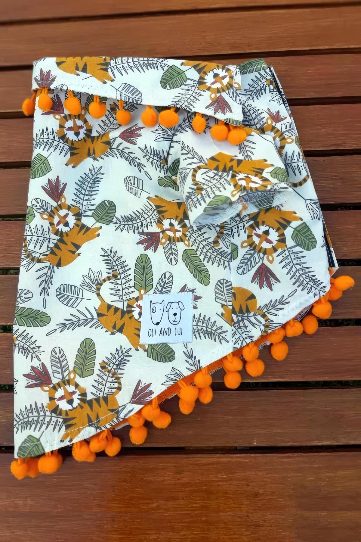 Oli And Lui Tiger Pompom Dog Shirt