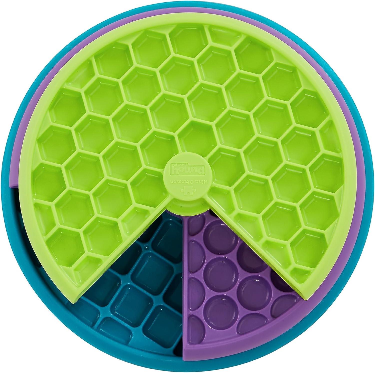 Outward Hound Nina Ottosson Lickin Layers – Köpekler için interaktif zeka oyuncağı – daha yavaş yeme hızı için