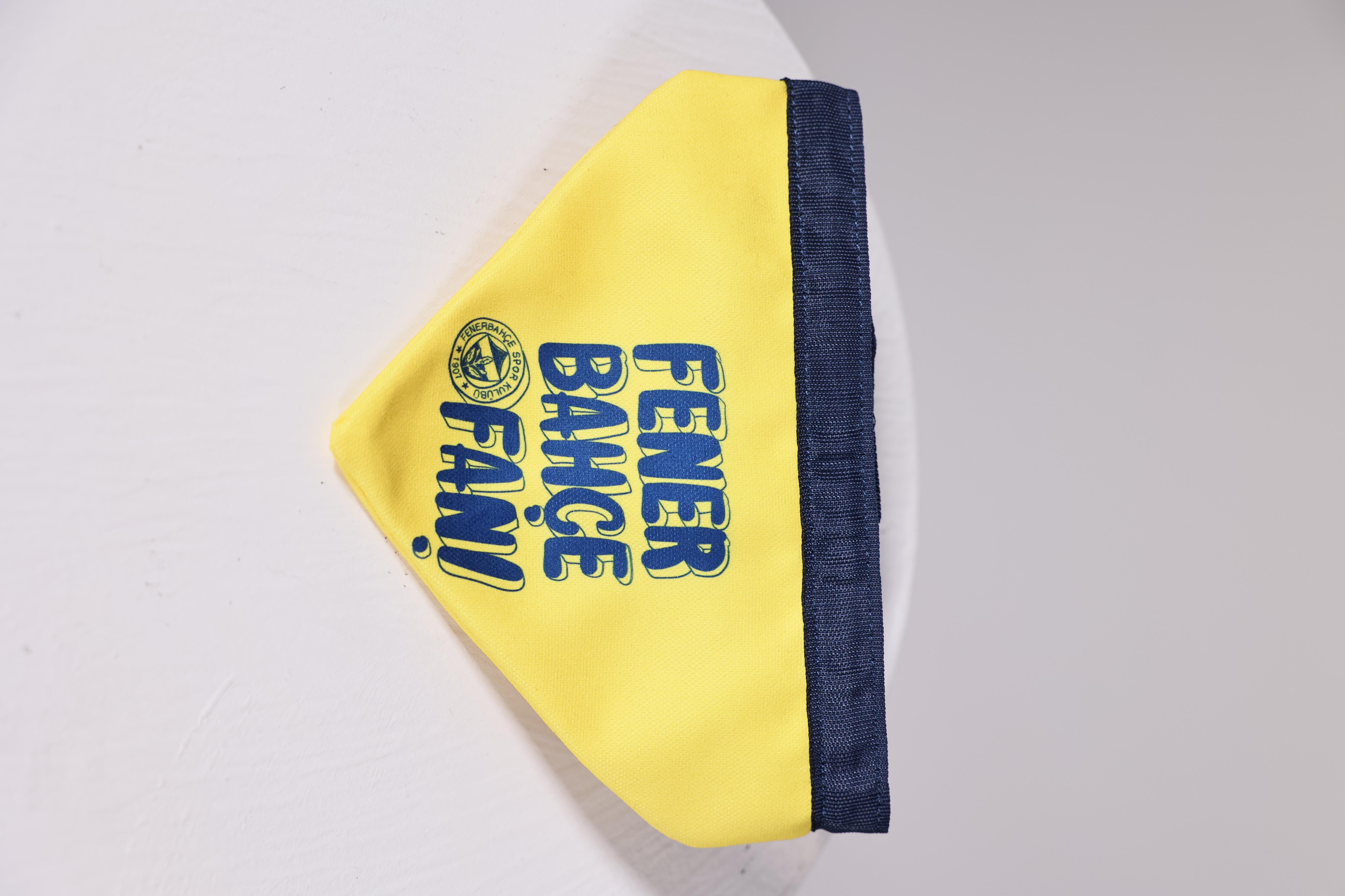Pawlook Fenerbahçe Lisanslı Pet Bandana Köpek Bandanası Fener Fanı Sarı