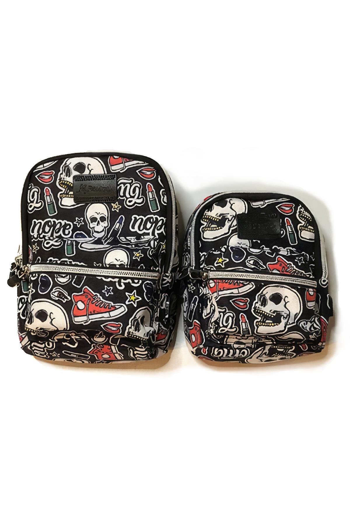 Pawlook Köpek Göğüs Tasması Sırt Çantası- Skull