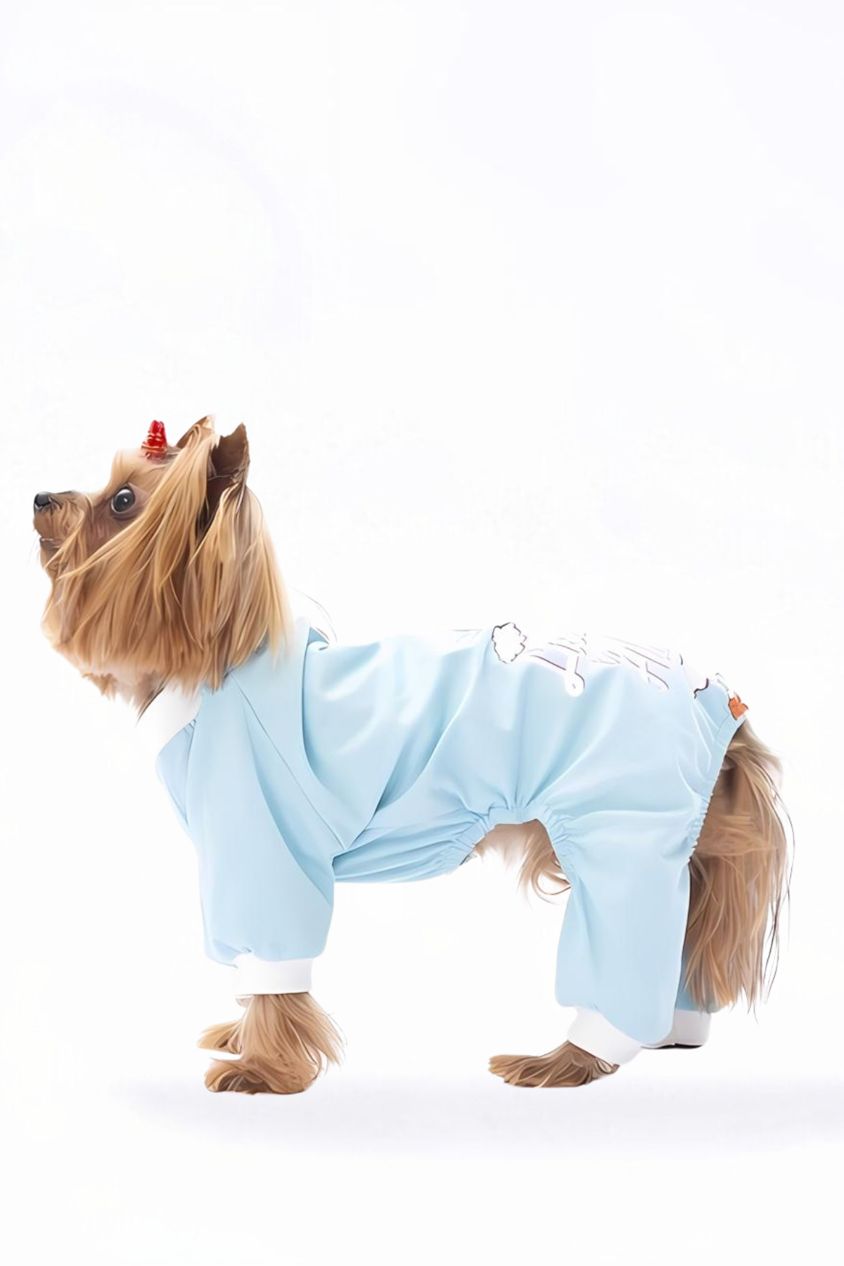 PawStar Bebe Mavi Giraffe Pijama Tulum