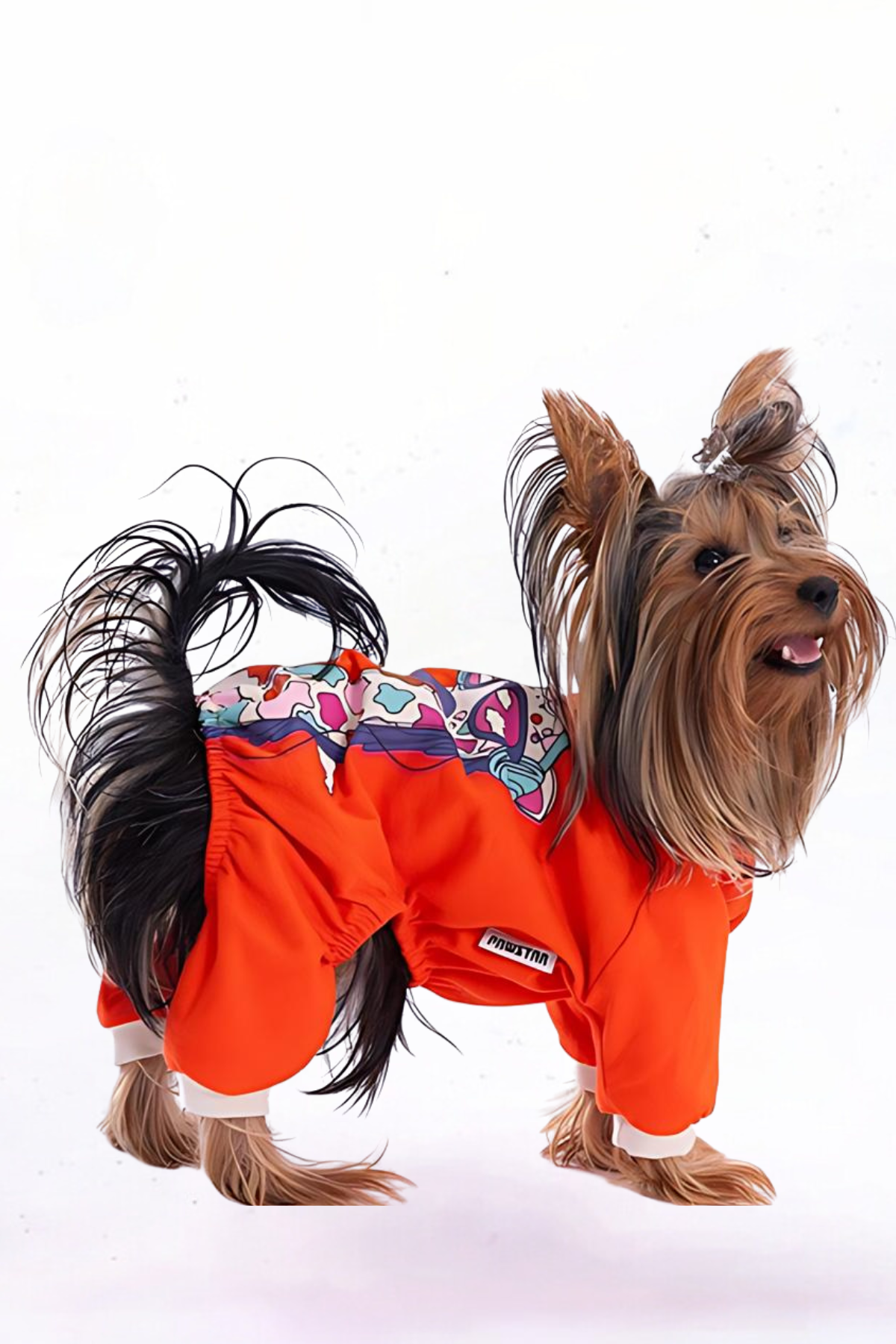 PawStar Turuncu Giraffe Pijama Tulum