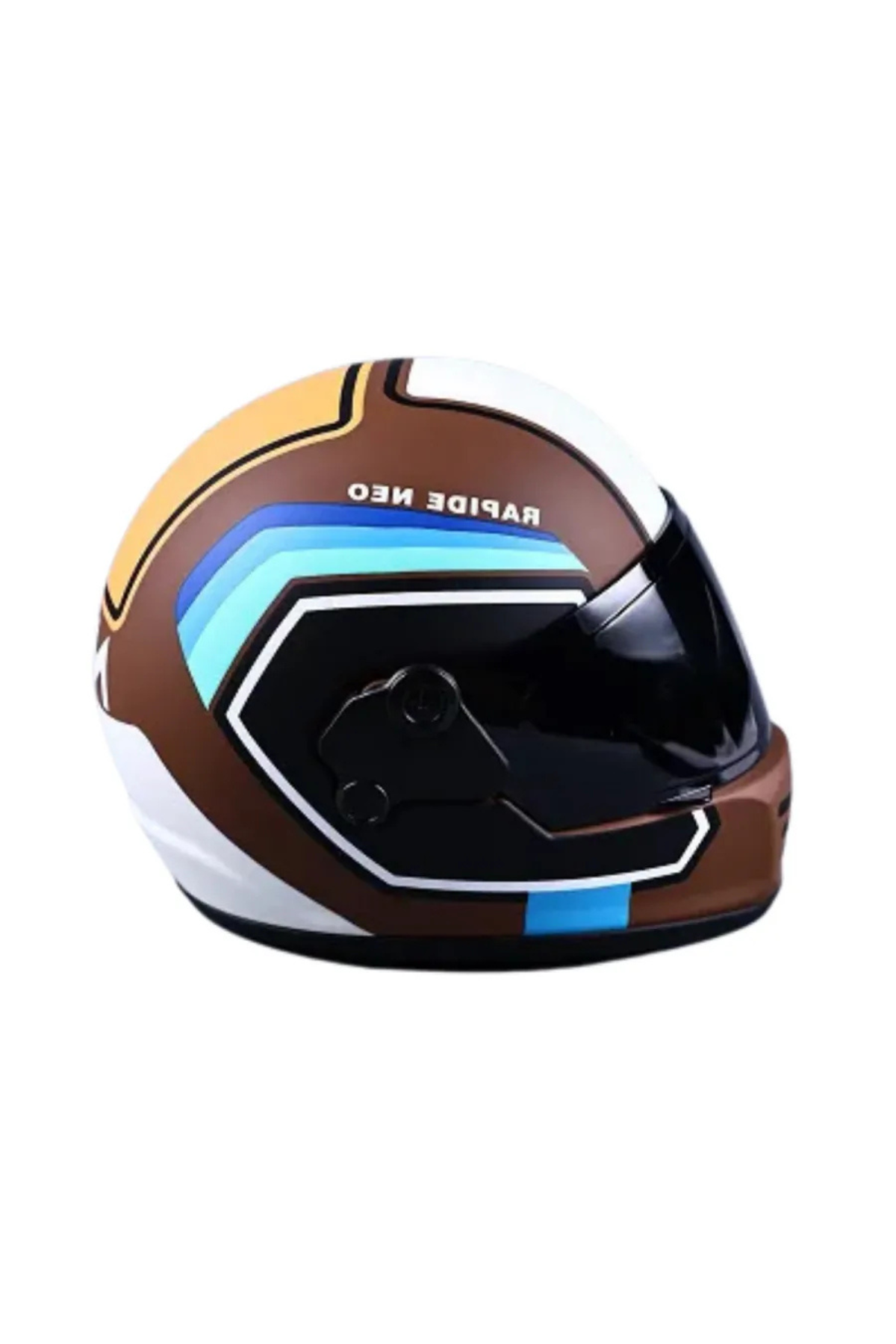 Pet Helmet Mini Kareli Kapalı Köpek Kask No3