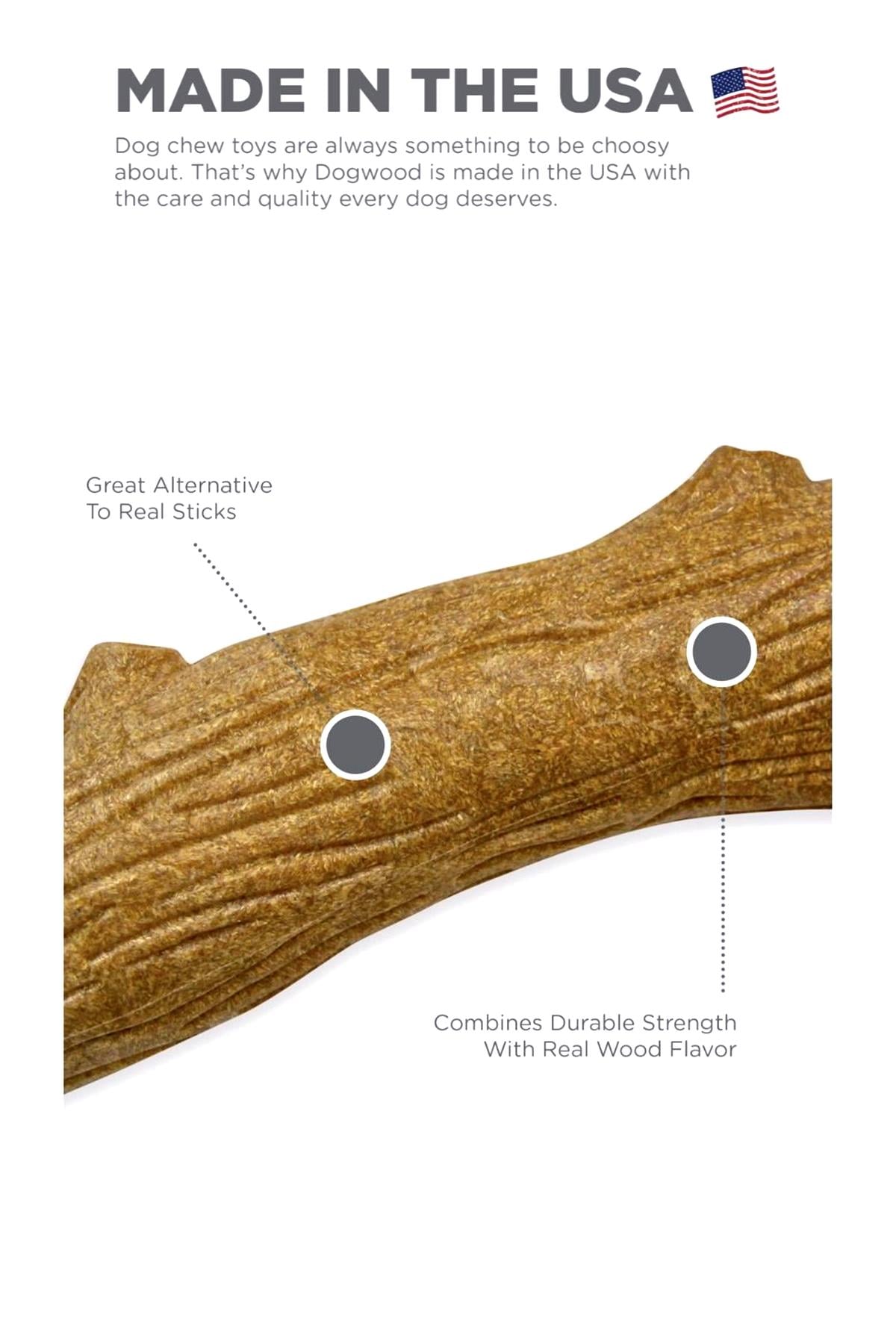 Petstages Durable Stick Small Papaya Ağacından Bitmeyen Köpek Kemiği