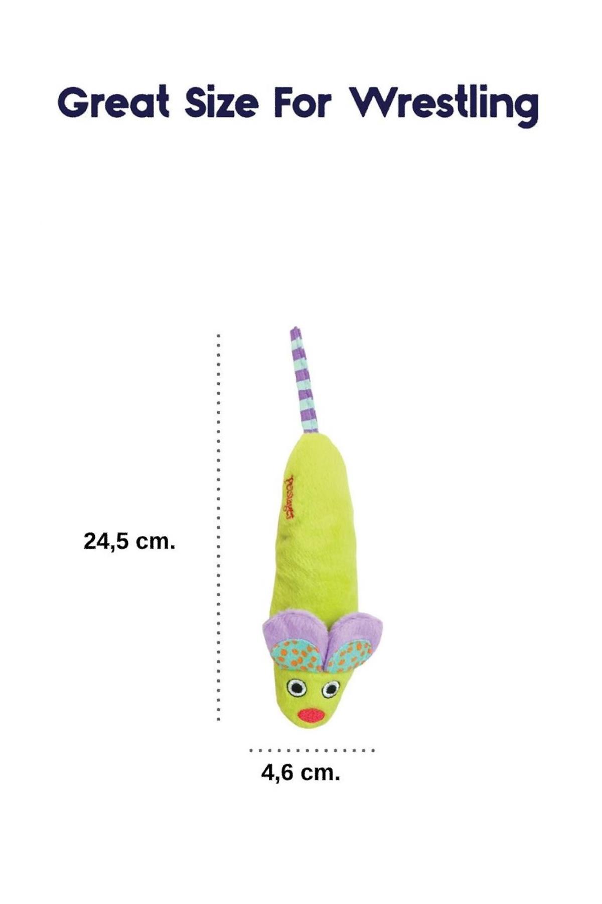 Petstages Green Magic Mightie Mouse Catnipli Kedi Oyuncağı