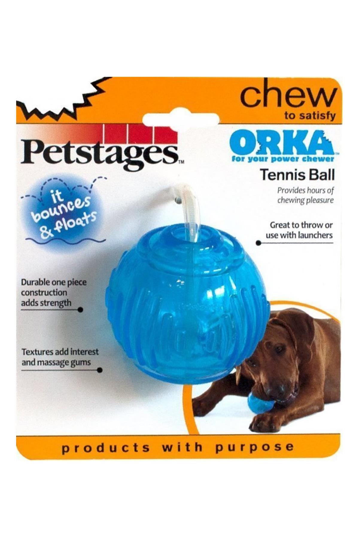 Petstages Orka Tennis Ball Reward Ball Dog Toy