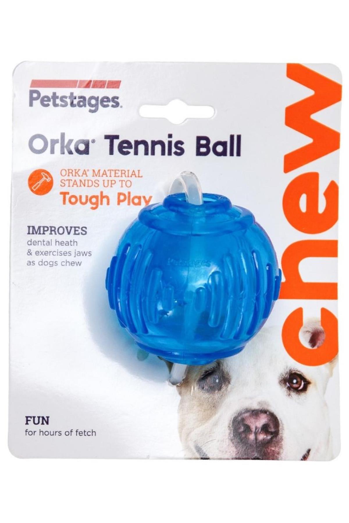 Petstages Orka Tennis Ball Reward Ball Dog Toy