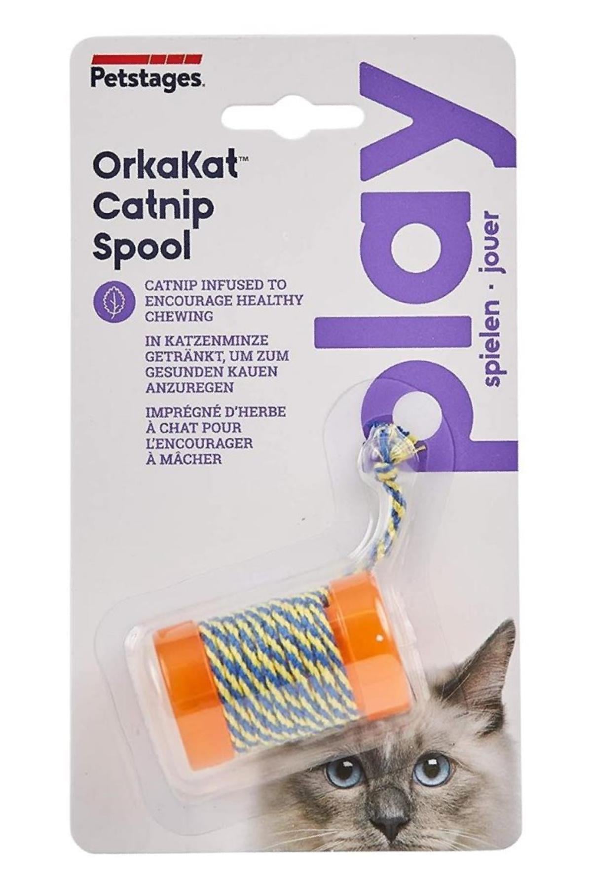Petstages Orkakat Catnip Infused Spool Catnipli Kedi Oyuncağı