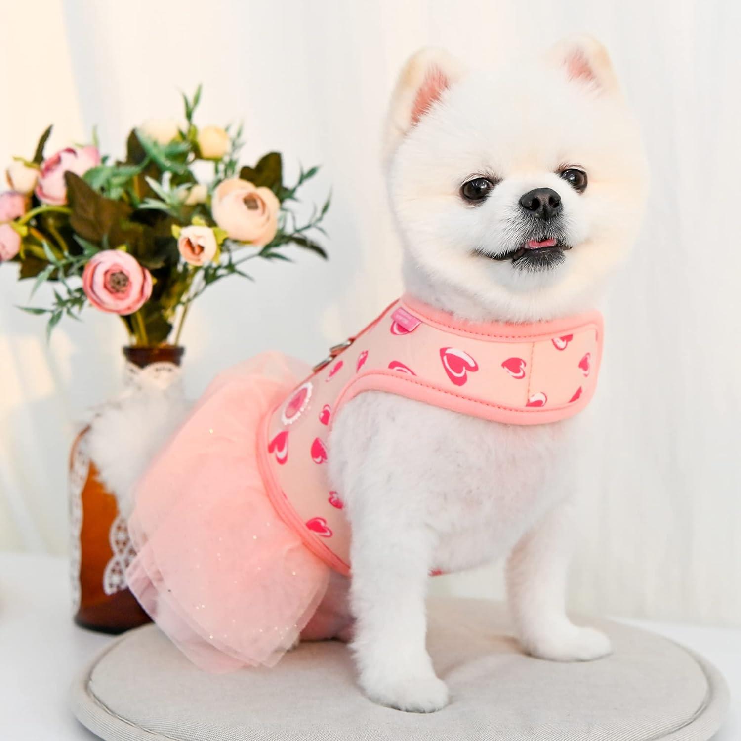 Pinkaholic New York Loveday Flirt Harness Indian Pink Köpek Göğüs Tasması