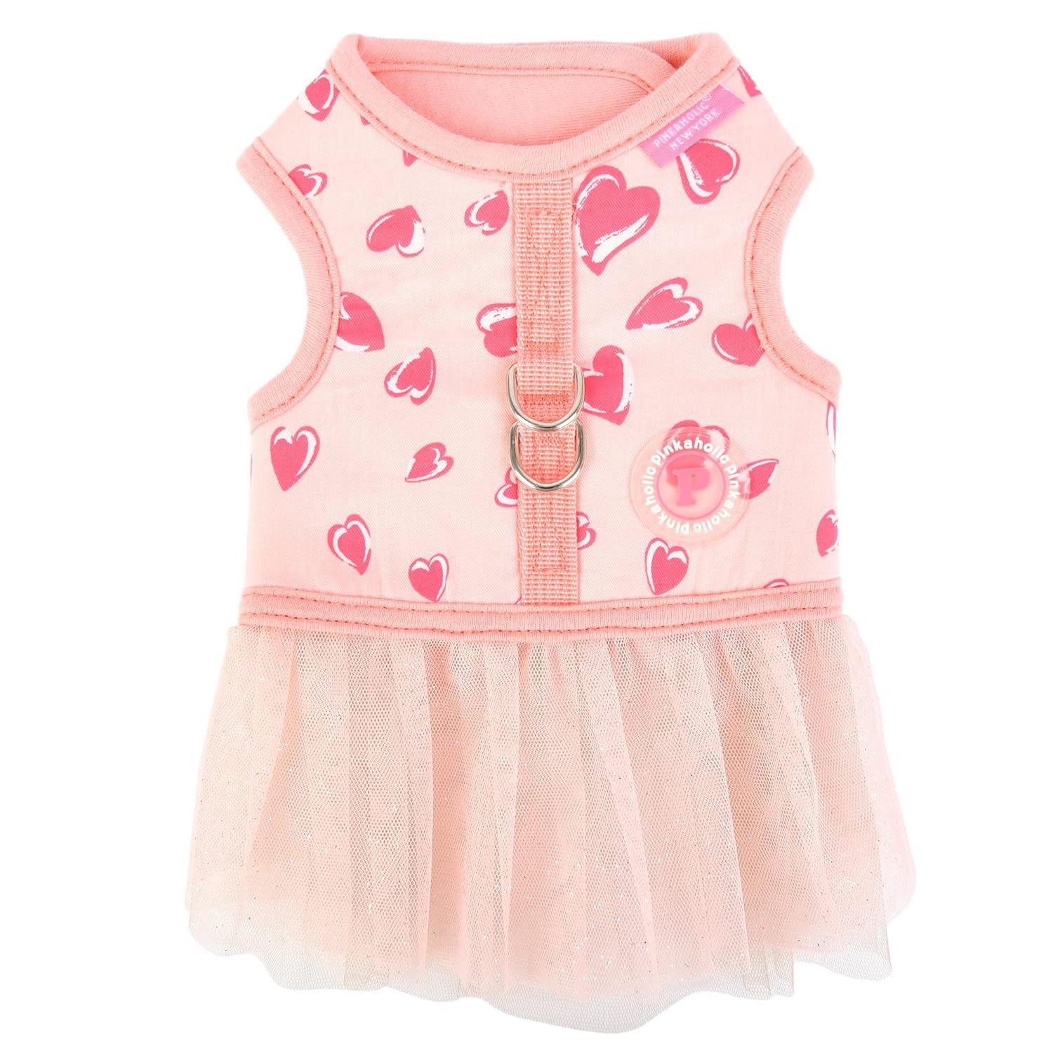 Pinkaholic New York Loveday Flirt Harness Indian Pink Köpek Göğüs Tasması