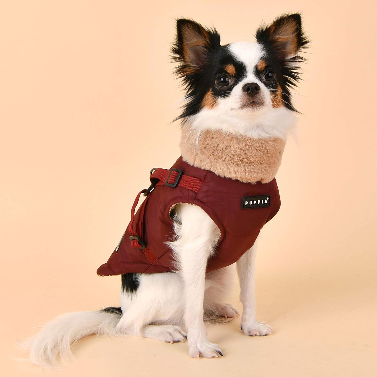 Puppia Donavan Kış Köpek Montu Bordo