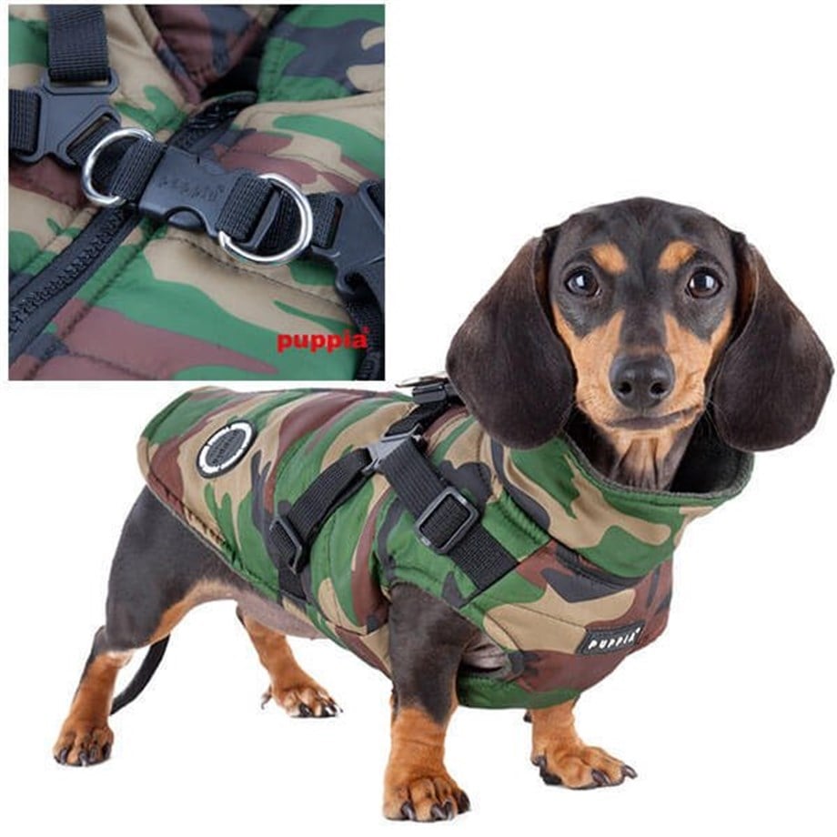 Puppia Mountaineer II Köpek Mont Kamuflaj