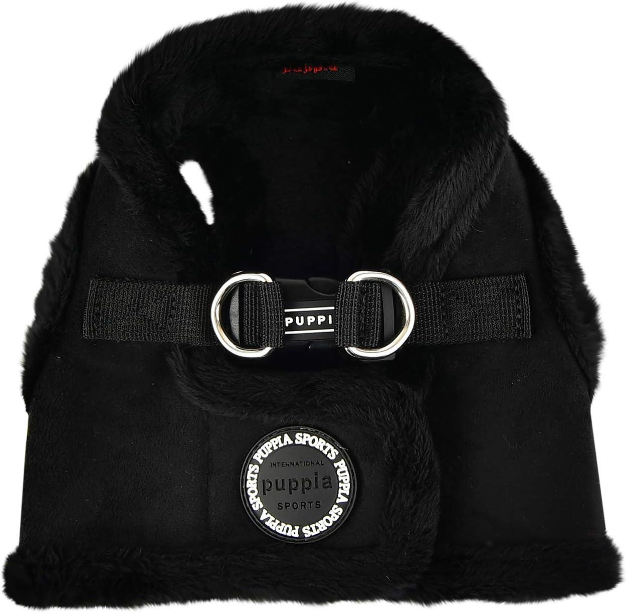 Puppia Terry Harness B Black Köpek Göğüs Tasması