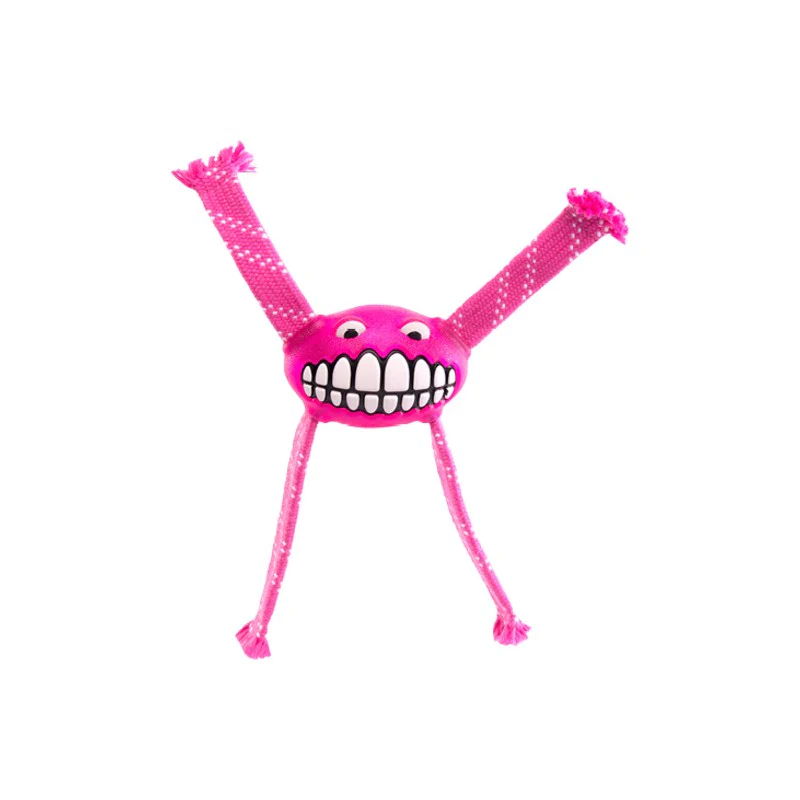 Rogz Köpek Sesli Oyuncak Flossy Grinz Pembe Medium 21 Cm