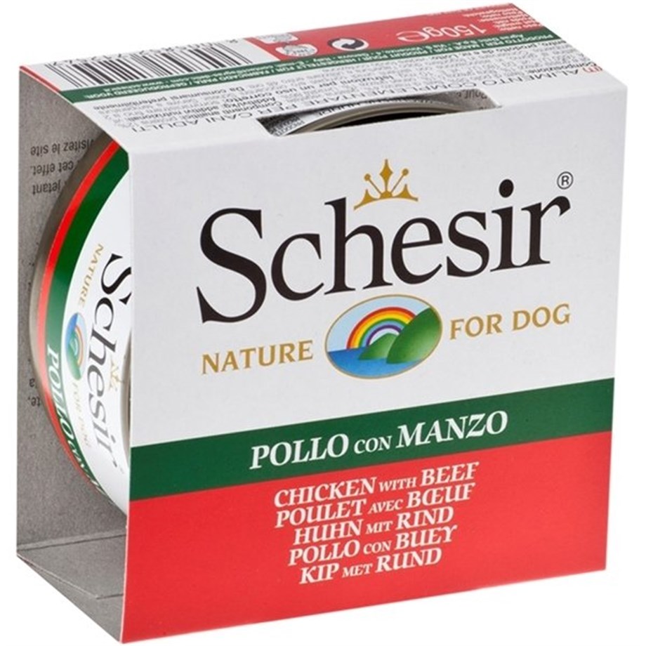 Schesir Biftekli Köpek Yaş Mama 150gr