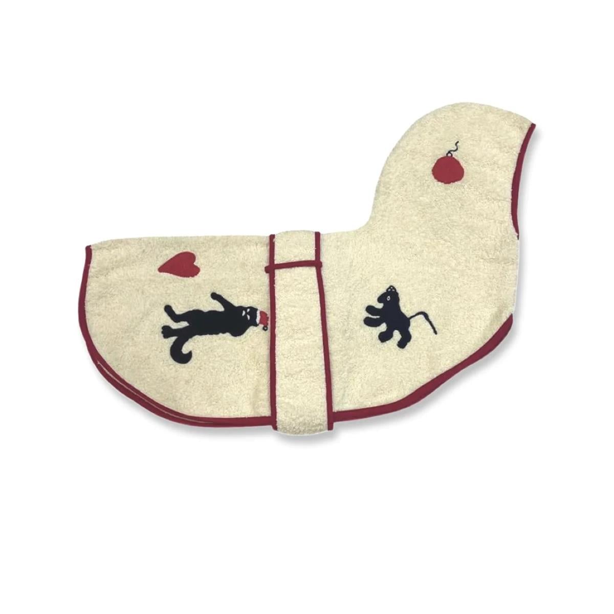 St. Pia Holiday Spirit Bath Robe Köpek Bornozu