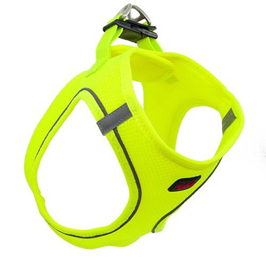 Tailpetz Air Mesh Köpek Göğüs Tasması Neon Sarı
